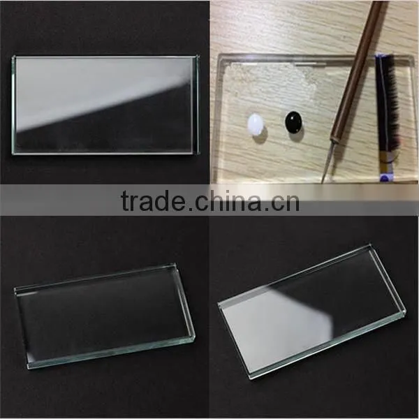 Eyelash Glue Holder Individual Eyelash Extension Adhesive Glue Pallet Makeup Tool For Transparent Arrival Rectangular Crystal photo-2