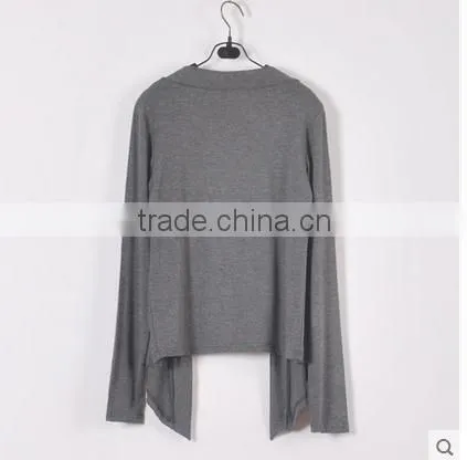European Style Modal Female Long-sleeved Cardigan Jacket Air Conditioning Shirt Thin Coat Solid Color Women Cardigan photo-4