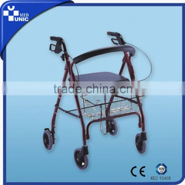 Aluminum One Button Folding for Elderly Walker photo-2