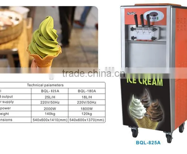 Colors Customed Softy Ice Cream Machine Price photo-2