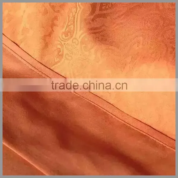 100%cotton Orange Dyed Jacquard Bedding Sets and Comforter Cover/classic Motif Duvet Cover and Pillow Covers /Hotel Duvet Cover photo-4