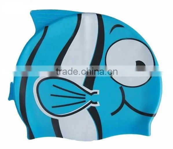 New Bubblefish Cartoon Silicone Latex Swim Caps photo-4
