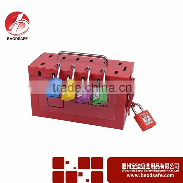 BAODSAFE BDS-X8601 Group Lockout Kit Safety Padlock Box Red photo-2