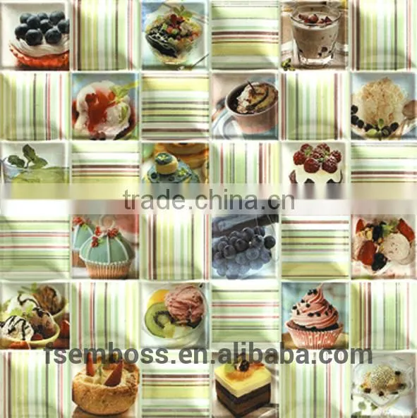 300*300mm Restaurant Kitchen Tile Floor Tiles Glazed Tile 3d Mosaic Tile Ceramic Wall Tile photo-5