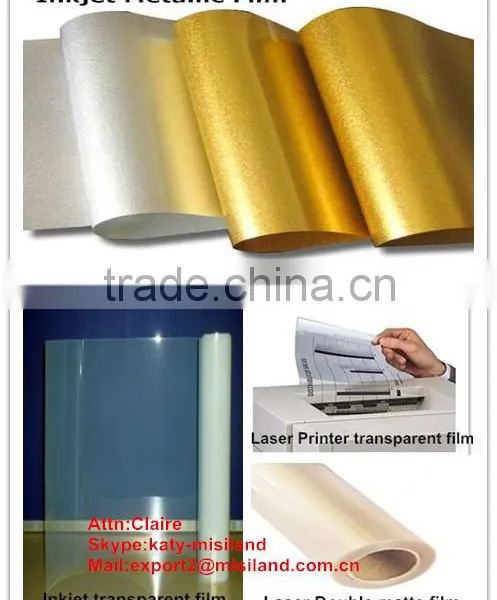 Laser Printer Transparent Film ( Screen Printing,waterproof,110um) photo-3