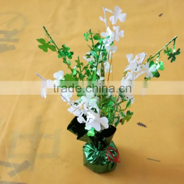 25cm PET Shamrock Saint Patrick's Day Centerpiece Decoration photo-3