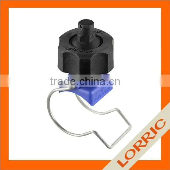 For Coating Machine - Plastic Blind Hole Spray Stop Nozzle With Pipe Clamp