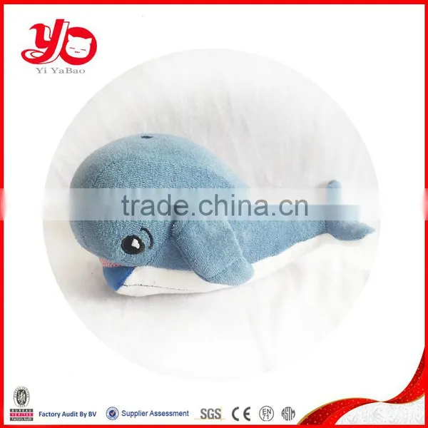 Wholesale Stuffed Sute Dolphin Toy Mini Bule Plush Dolphin photo-2