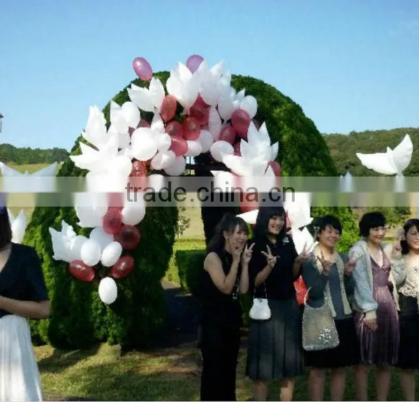 2016 Wedding Helium Inflatable Biodegradable White Dove Balloons For Wedding Decoration Doves Dhaped Bio Balloons Quality Choice photo-6