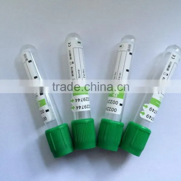 Vacuum Blood Collection Tube With Lithium Heparin Additives photo-3