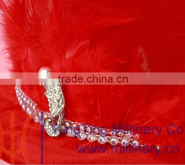 2015 Red Lady Fashion Cloche Hat photo-6