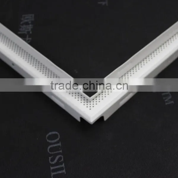 Dia1.8mm Perforated White Waterproof Acoustic Aluminum Sheet Clip in False Ceiling Tiles 600x600mm photo-2