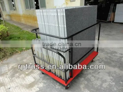 2015 RP Aluminum Smart Portable Folding DJ Stage Platform With Folding Risers photo-3