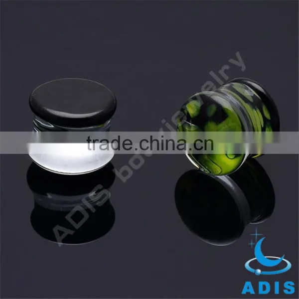 Fashion Large Gauge Ear Plugs Wholesale Glass Stretching Plug photo-5