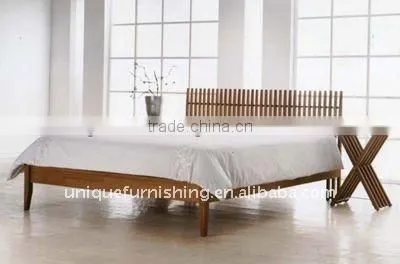 Modern Solid Wood Double Bed Designs For Bedroom Furniture photo-5