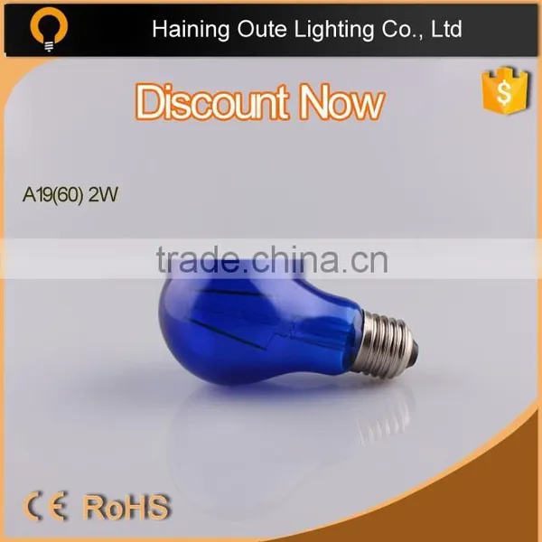 High Quality 2W,4W,6w Filament A60 Led Bulb for Coffee Bar ,hotle Room photo-3