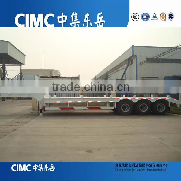 3 Axles Gooseneck Lowbed Used Semi Trailer With FUWA Axle photo-2