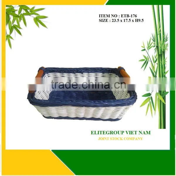 The Classic Deign With Rattan Bread Basket