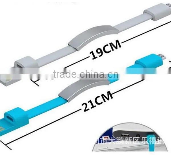 The New Bracelet Bracelet Cable Line Creative Portable Charging Line Wrist USB Cable Smartphones photo-2