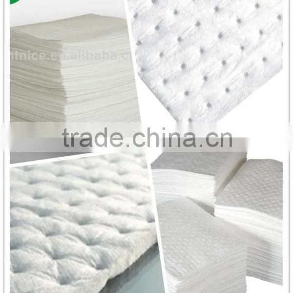 Oil Spill Containment Pads Made of Polypropylene Fiber photo-2