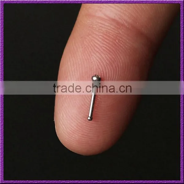 Straight Nose Pin Yiwu Yacan Gem Paved Body Jewelry Wholesale Nose Bone photo-3