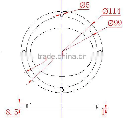 Led Glass Lens 92mm Optical Instrument for COB Led Street Light Urban Road Lighting KC92-T2 photo-3