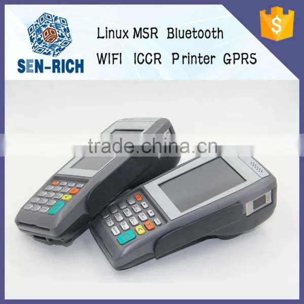 3.5 Inch Portable POS Terminal With Linux OS, MSR,Wifi,Bluetooth photo-2