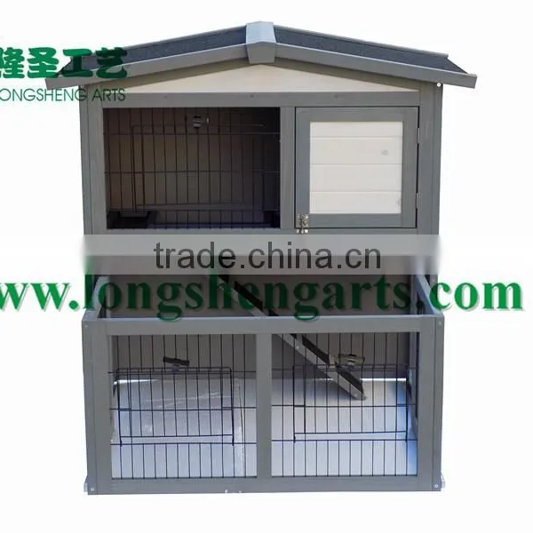 Bunny House Wooden Rabbit Hutch photo-5