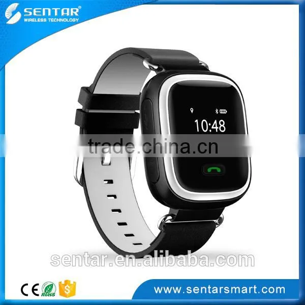 V80 Anti-lost Children Kids Gps Watch Black Wristband Smart Watch for Android IOS Phone photo-2