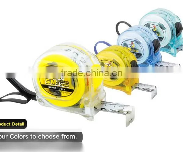 Matt or Bright Dobule Side Tape With Metric Scale 5m Steel Measure Tape With Magnetic Hook From MID CE Factory With OEM Service photo-2