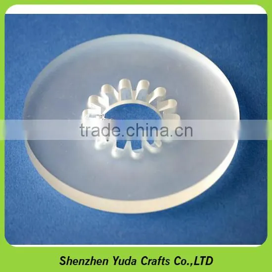 Custom Finished CNC Lasering Clear Acrylic Block Engineering Acrylic CNC Machining Service photo-4