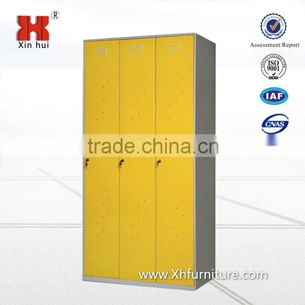 New Style 3 Door Metal Almirah Cabinet/Modern Steel Almirah Cabinets photo-4