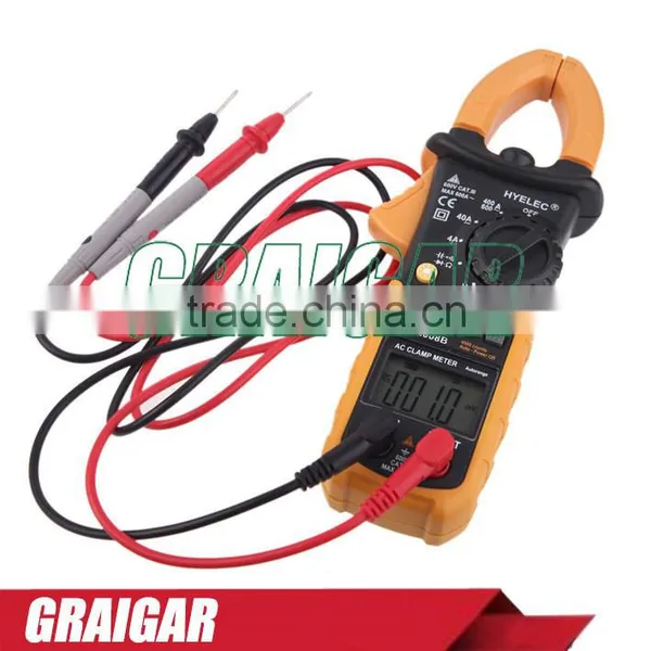 HYELEC MS2008B Professional Digital AC Clamp Meter 4000 Counts w/ Back Light Multimeter Tester Electrical Multimetro photo-4