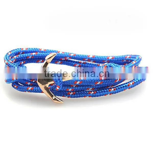 Wholesale Survival Golden Anchor Design Paracute Bracelet photo-6