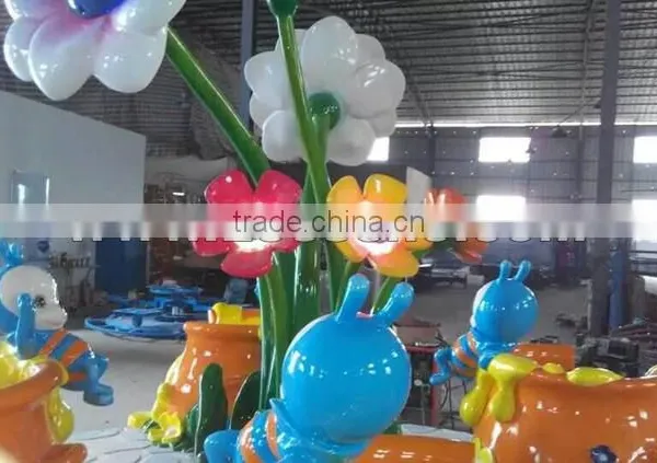 Hot Sale New Amusement Park Equipment Outdoor Playground Equipment Honey Pot Merry go Round Kiddie Ride photo-2