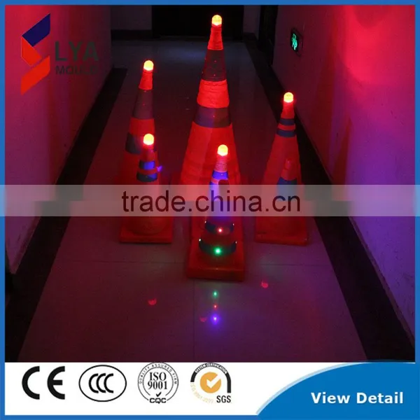 Led Retractable Traffic Road Safety Cone
