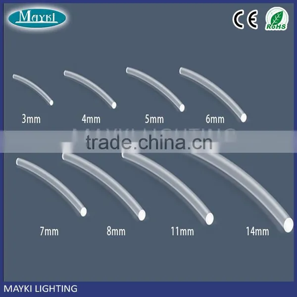 Color Changing 2.5mm Side Glowing Fiber Optic Rope Light for Swimming Pool Lighting photo-2