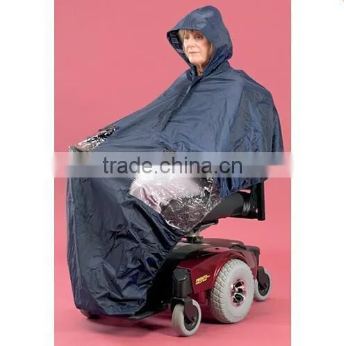 Cape Raincoat Reflective Tape Transparent Panel Powerchair Clothes Mobility Scooter Accessories photo-2