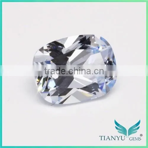 Wuzhou Gems Processing Loose Synthetic #105 Blue Green Nano Spinel Gemstone photo-2