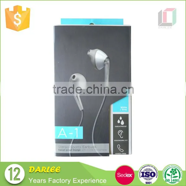 Hot Sale Magnetic Closure Clamshell Packaging Headset Earphones Box photo-5