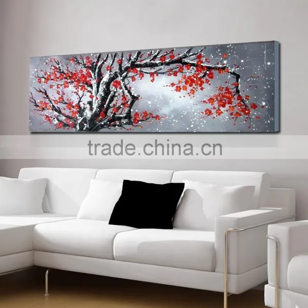Chinese Painting Abstract Textured Canvas Wall Art