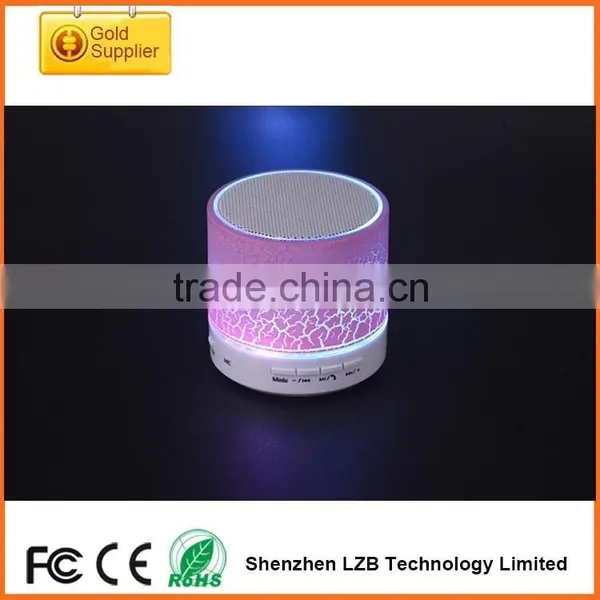 Good Quality New Fashion Lighting Mini Portable Speaker Wireless Bluetooth Speaker With Led Light photo-2