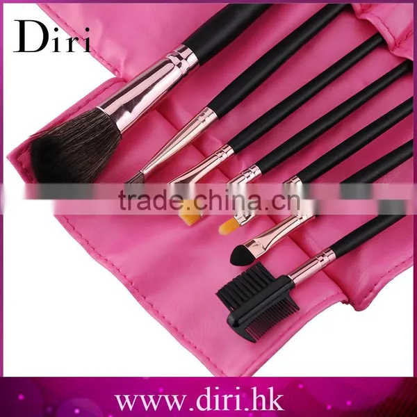 Personalized 7pcs Makeup Brush Set Rose Golden Cosmetic Brush Set photo-4