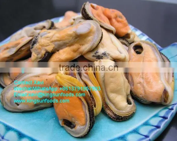 Half Shell On Cooked Mussels Shellfish photo-3