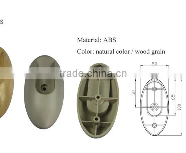 Other Furniture Hardware Type Wardrobe Tube Bracket Holder Plastic photo-2