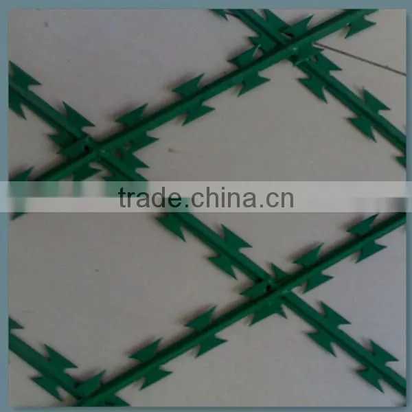 Farm Used Sharp BTO Type Concertina Mesh Fences High Security Metal Edge Barriers Welded Razor Wire Fencing photo-6