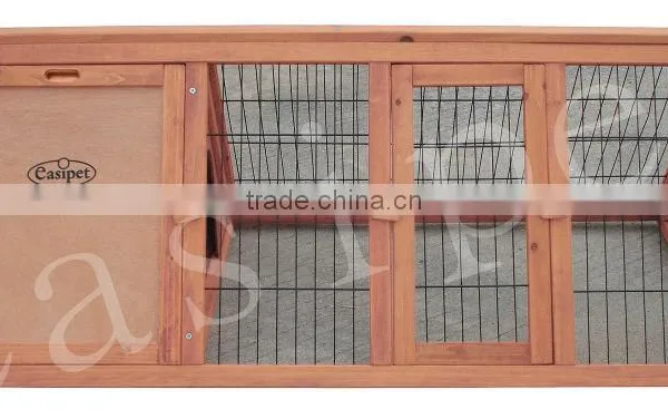 Rabbit Guinea Pig Portable Wooden Hutch 1180mm Size , Wood Pet House Easipet 385