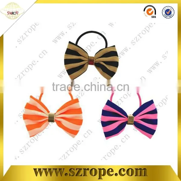 Hair Band With Bow/elastic Band Bow photo-2