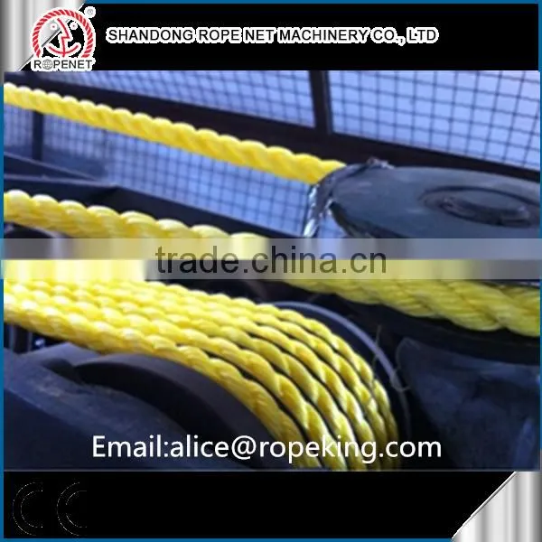 3 Strands Twisted Plastic PP Rope Making Machine For Sale / M :0086 15163879588 Email:alice@ropeking.com photo-6