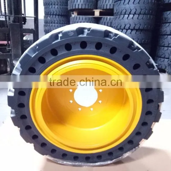 China Top Quality Factory Sales Directly Solid Forklift Tires 7.00-12 825-12, 700x12 Solid Rubber Cushion Linde Tire With Lug photo-5